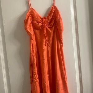 American Eagle Outfitters Bold Orange Dress